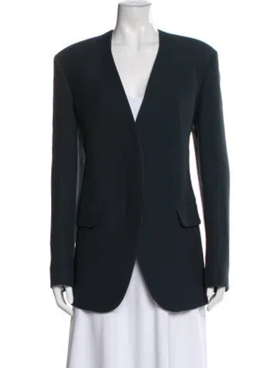 Pre-owned The Row Wool Blazer In Gray