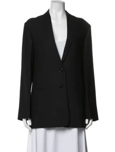 Pre-owned The Row Wool Blazer In Green