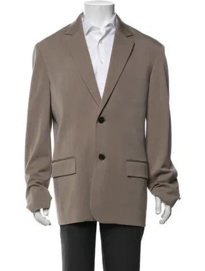 Pre-owned The Row Wool Blazer In Grey