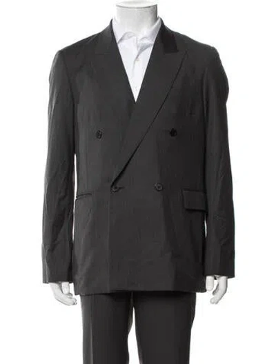 Pre-owned The Row Wool Blazer In Grey