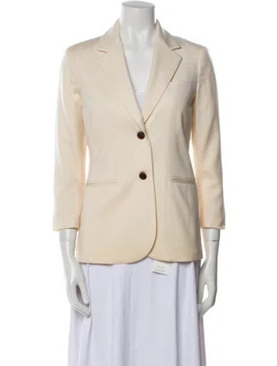 Pre-owned The Row Wool Blazer In Neutral