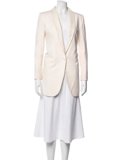 Pre-owned The Row Wool Blazer In Neutrals