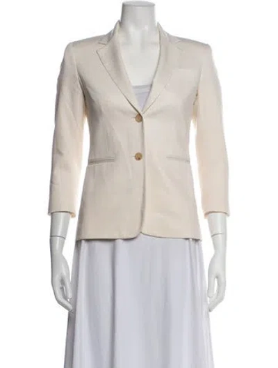 Pre-owned The Row Wool Blazer In Neutrals