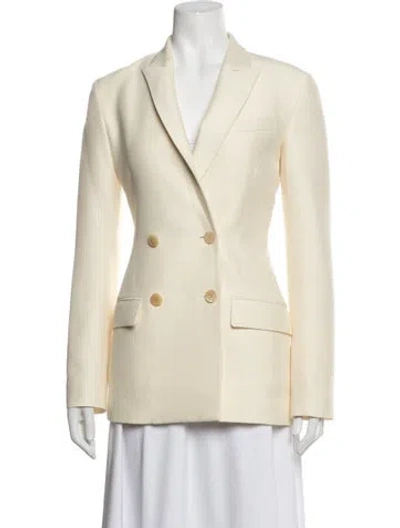 Pre-owned The Row Wool Blazer In Neutrals