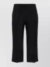 The Row Black Wool Blend Adelie Pant