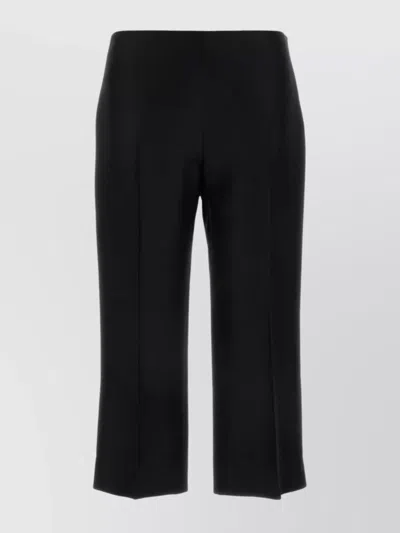 The Row Black Wool Blend Adelie Pant