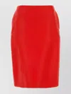 The Row Wool Blend Corinna Skirt High-waisted Knee-length