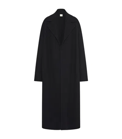 The Row Wool-blend Malika Coat In Black