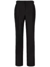 The Row Trousers Wool Blend Belt Loops In Black