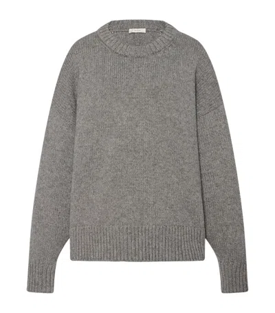 The Row Wool-cashmere Ophelia Sweater In Grey