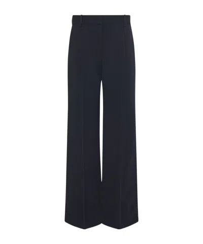 The Row Wool Casual Pants In Black
