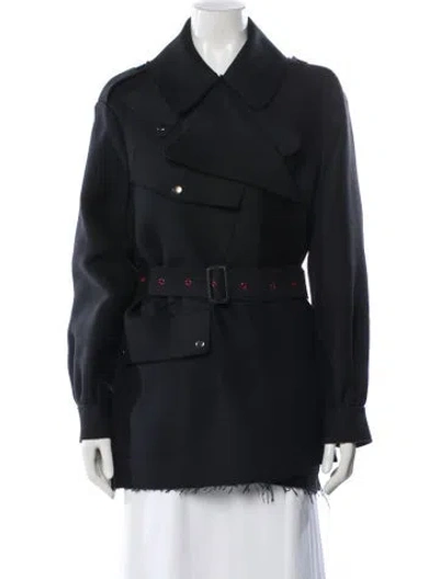 Pre-owned The Row Wool Coat In Black