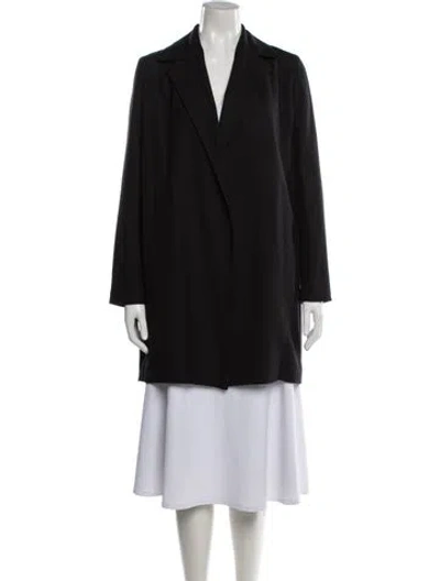 Pre-owned The Row Wool Coat In Black