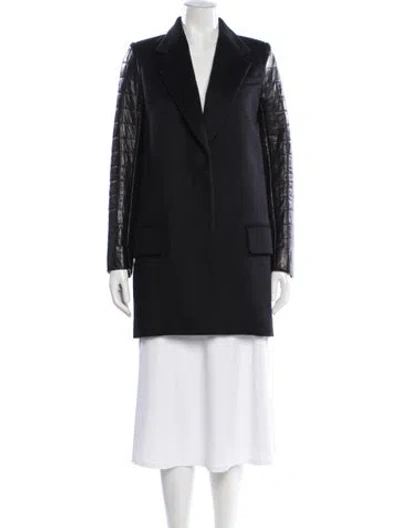 Pre-owned The Row Wool Coat In Black