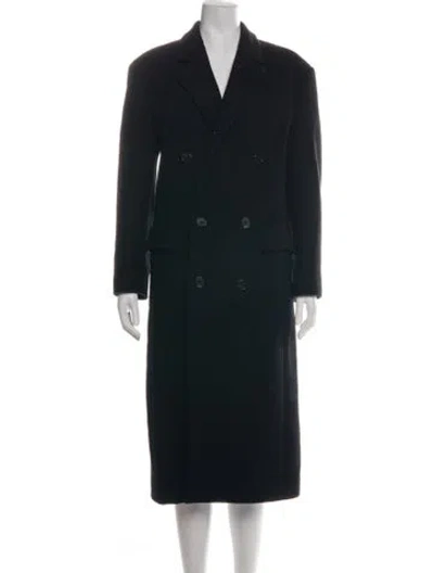 Pre-owned The Row Wool Coat In Black