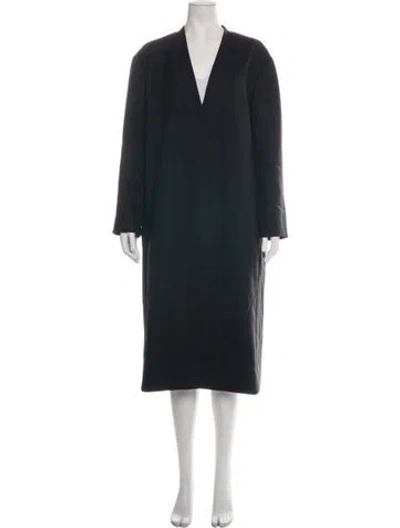 Pre-owned The Row Wool Coat In Black