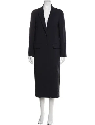 Pre-owned The Row Wool Coat In Black
