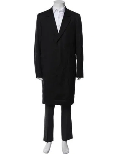 Pre-owned The Row Wool Coat In Black