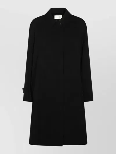 The Row Wool Coat In Black