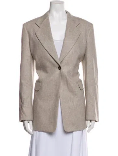 Pre-owned The Row Wool Coat In Gray