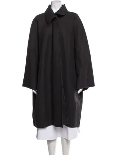 Pre-owned The Row Wool Coat In Grey