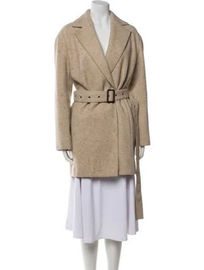 Pre-owned The Row Wool Coat In Neutral