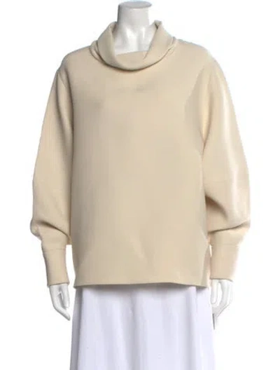 Pre-owned The Row Wool Cowl Neck Top In Neutrals