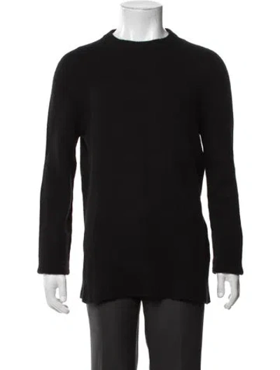 Pre-owned The Row Wool Crew Neck Pullover In Black