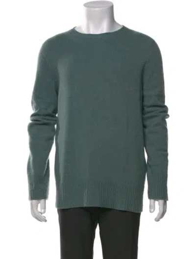 Pre-owned The Row Wool Crew Neck Pullover In Green