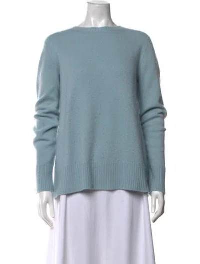 Pre-owned The Row Wool Crew Neck Sweater In Blue