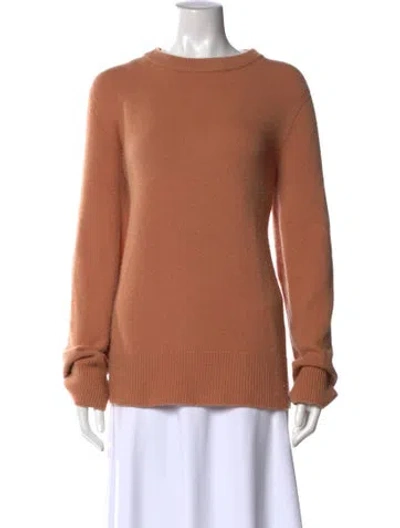 Pre-owned The Row Wool Crew Neck Sweater In Neutral