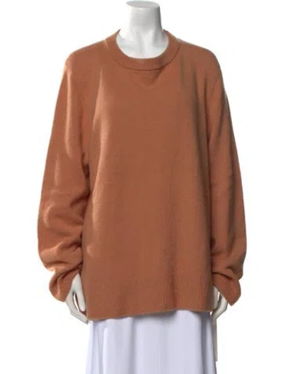 Pre-owned The Row Wool Crew Neck Sweater In Neutral