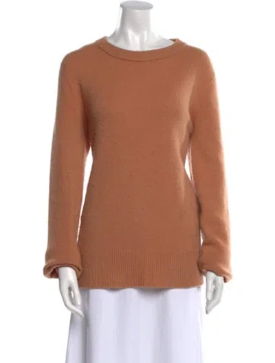 Pre-owned The Row Wool Crew Neck Sweater In Neutral