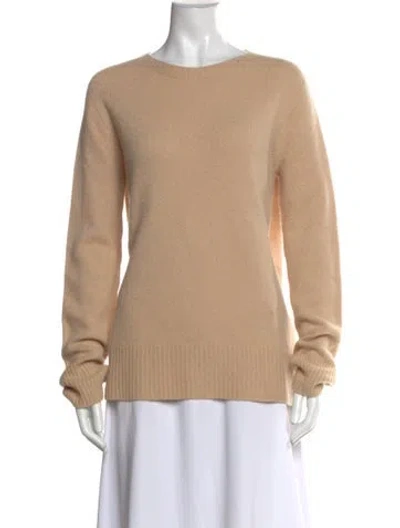 Pre-owned The Row Wool Crew Neck Sweater In Neutral