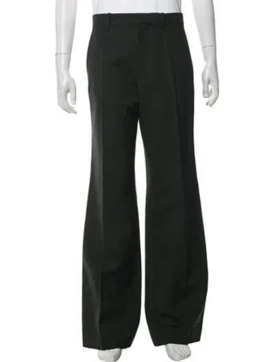Pre-owned The Row Wool Dress Pants In Black
