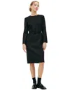 The Row Woman Black Dresses In Black