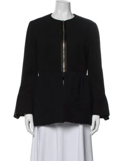 Pre-owned The Row Wool Jacket In Black