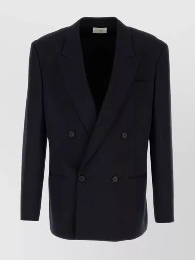 The Row Wool Jacket Featuring Button Detailing In Black