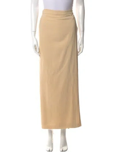 Pre-owned The Row Wool Midi Length Skirt In Neutral