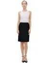 The Row Wool Midi Skirt