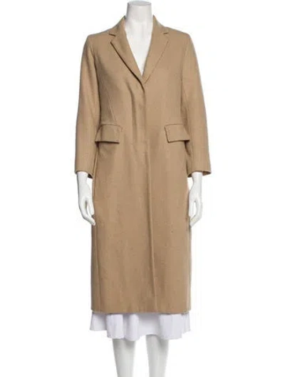 Pre-owned The Row Wool Peacoat In Neutral