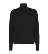The Row Wool Rollneck Mavel Sweater In Black
