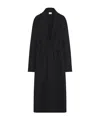 The Row Flemming Wool Trench Coat In Black