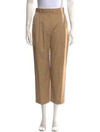 Pre-owned The Row Wool Straight Leg Pants In Neutrals