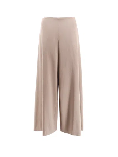 The Row Dela Mid-rise Wide-leg Pants In Grey