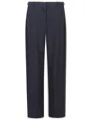 The Row Wool Trousers In Blue