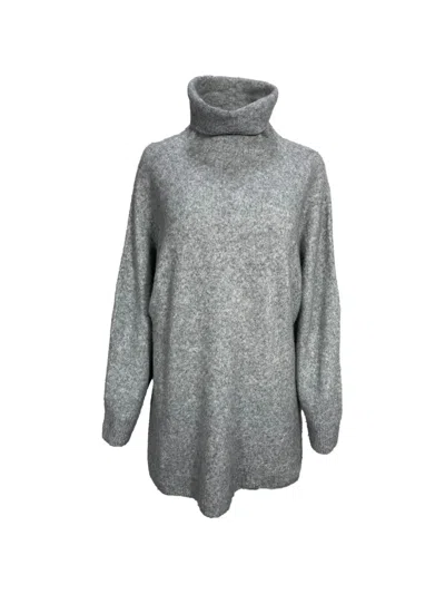 Pre-owned The Row Wool Turtleneck Sweater In Gray