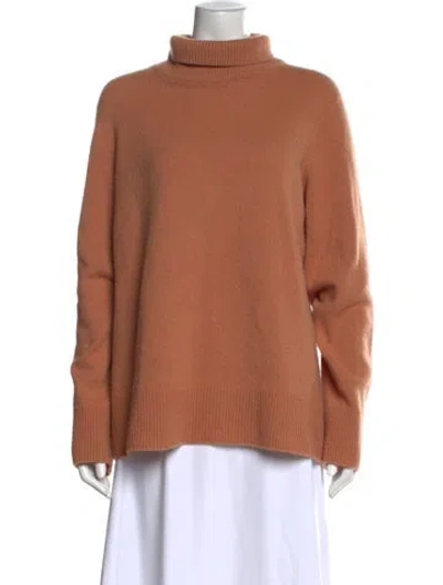 Pre-owned The Row Wool Turtleneck Sweater In Neutral