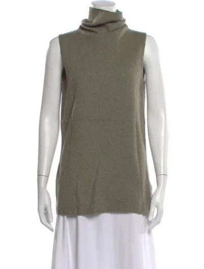Pre-owned The Row Wool Turtleneck Sweater In Neutral