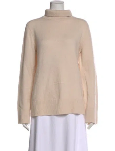 Pre-owned The Row Wool Turtleneck Sweater In Neutral